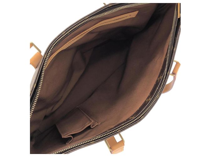 Bolsa Louis Vuitton Monogram Cabas Mezzo Marrom - vista 8