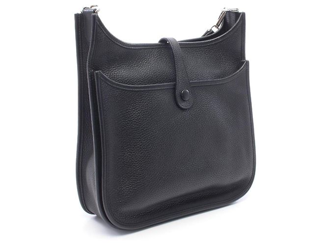 Hermès Borsa a tracolla Hermes Evelyne 3 Trois PM Nero - vista 2