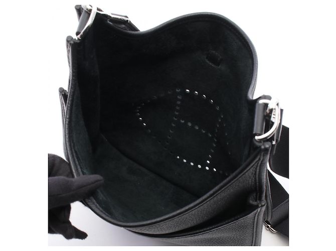Hermès Borsa a tracolla Hermes Evelyne 3 Trois PM Nero - vista 3