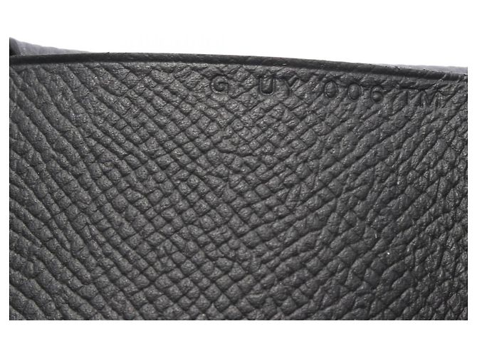 Hermès Hermes Calvi Duo Geldbörse/Münzbeutel Schwarz - Ansicht 6