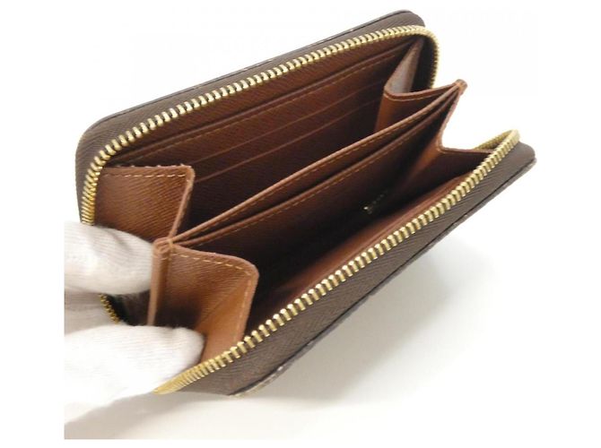 Monedero Zippy Monogram Louis Vuitton Castaño - vista 6