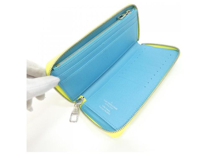 Louis Vuitton Monogram Playground Zippy Wallet Vertical M82005 Gelb - Ansicht 7