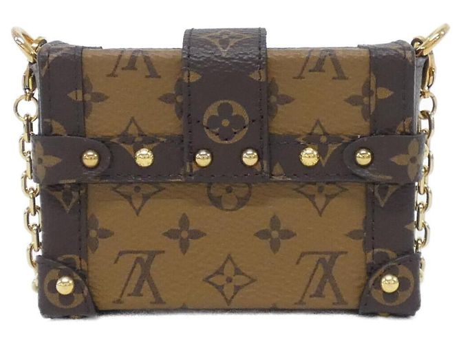 Borsa a mano Louis Vuitton Monogram Reverse Essential Trunk Marrone - vista 2