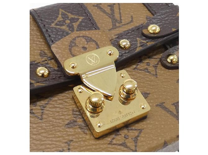 Borsa a mano Louis Vuitton Monogram Reverse Essential Trunk Marrone - vista 4