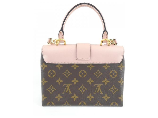 Borsa Louis Vuitton Monogram Rocky BB Marrone Rosa - vista 2