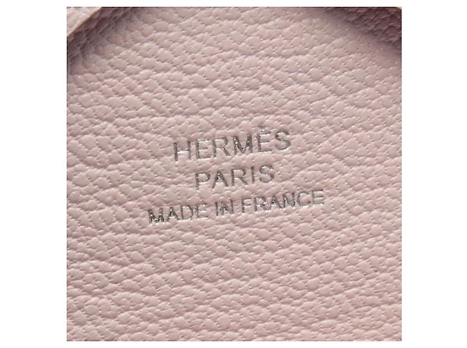 Hermès Portafoglio/Portamonete Hermes Calvi Duo Rosa - vista 5
