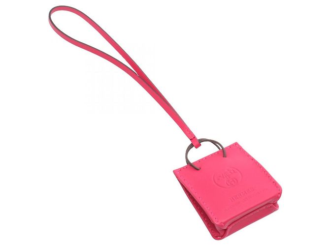 Hermès Charm per borsa Hermes Pink Sac Orange Rosa - vista 2