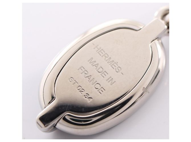 Hermès Collana Hermes Chaine d'Ancre Mini Maillon PM Nero Argento - vista 5