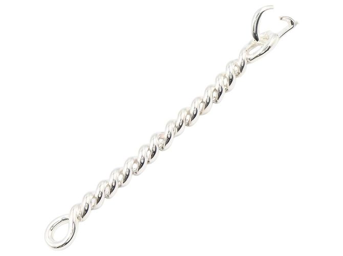 Hermès Bracciale con Charms Hermes Torsade MM Argento - vista 3