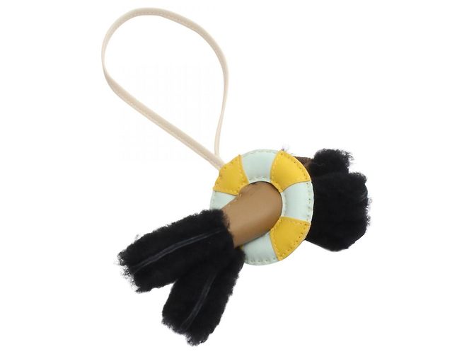 Hermès Hermes Buddy Charm à la Mer Dune Marrone Nero Multicolore - vista 2