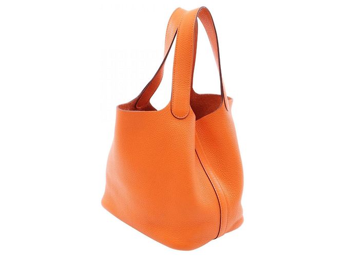 Hermès Borsa Hermes Picotin PM Arancione - vista 2
