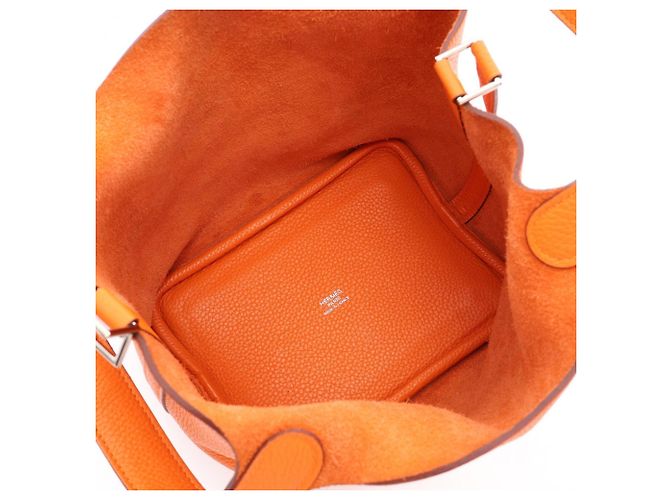 Hermès Borsa Hermes Picotin PM Arancione - vista 3
