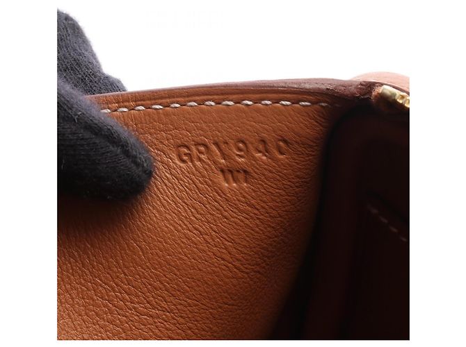 Hermès Borsa a tracolla Hermes Lindy Mini Gold Marrone - vista 5