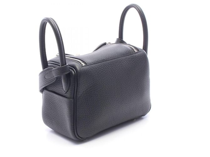 Hermès Borsa a tracolla Hermes Lindy Mini Nero - vista 2