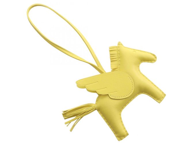 Hermès Hermes Rodeo Pegasus MM Lime Handbag Charm Golden Yellow - view 2
