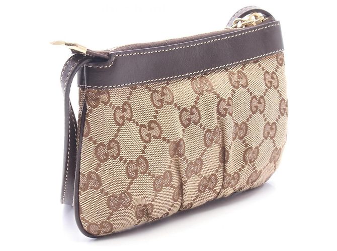 Borsa a tracolla mini Gucci Interlocking G Marrone Beige - vista 2