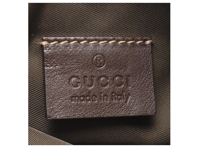 Borsa a tracolla mini Gucci Interlocking G Marrone Beige - vista 4