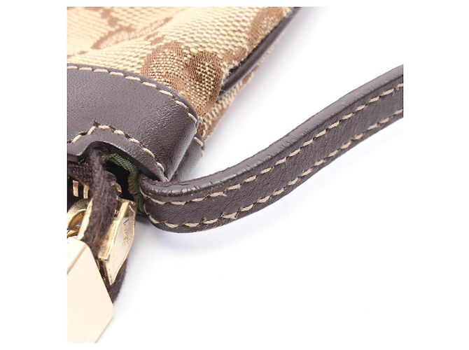 Borsa a tracolla mini Gucci Interlocking G Marrone Beige - vista 5