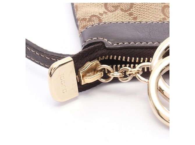 Borsa a tracolla mini Gucci Interlocking G Marrone Beige - vista 6