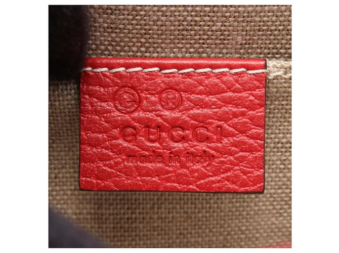 Borsa a tracolla Gucci Interlocking G Rosso - vista 4