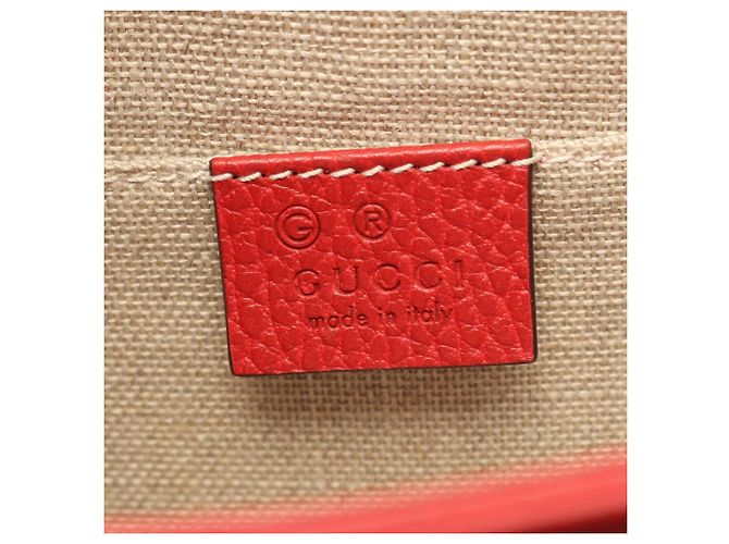 Borsa a tracolla Gucci Interlocking G Rosso - vista 4