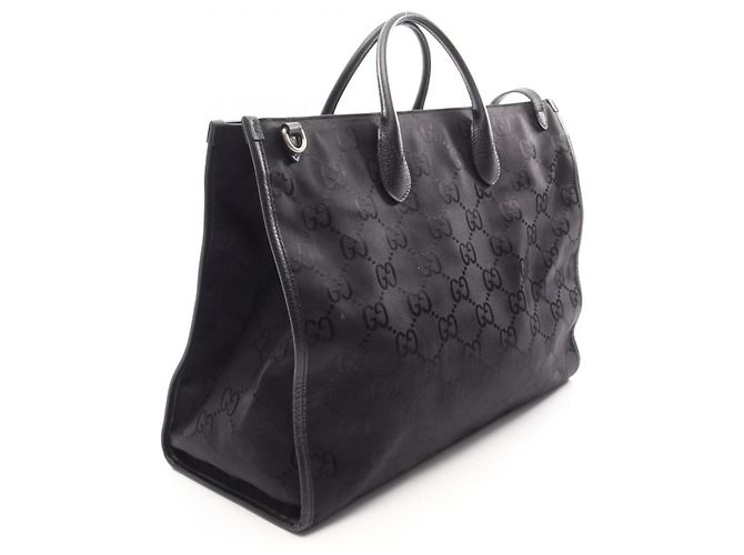 Borsa a tracolla 2-Way Gucci Off the Grid con motivo GG Nero - vista 2