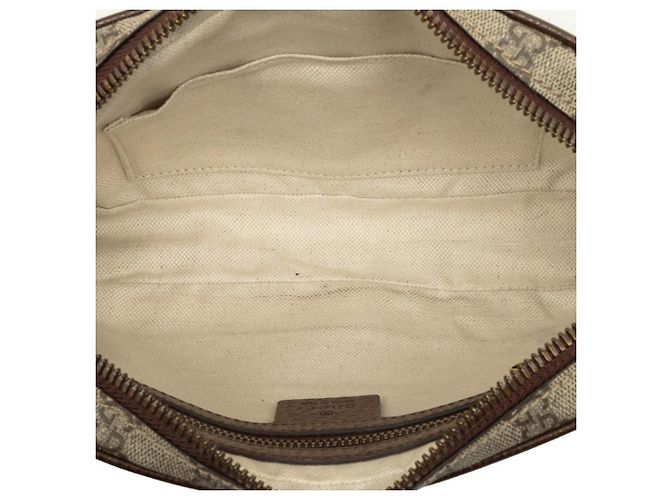 Borsa a tracolla Gucci Ophidia GG Supreme Marrone - vista 4