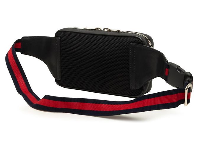 Borsa a tracolla Gucci GG Supreme Sherry Line Marrone Nero - vista 2