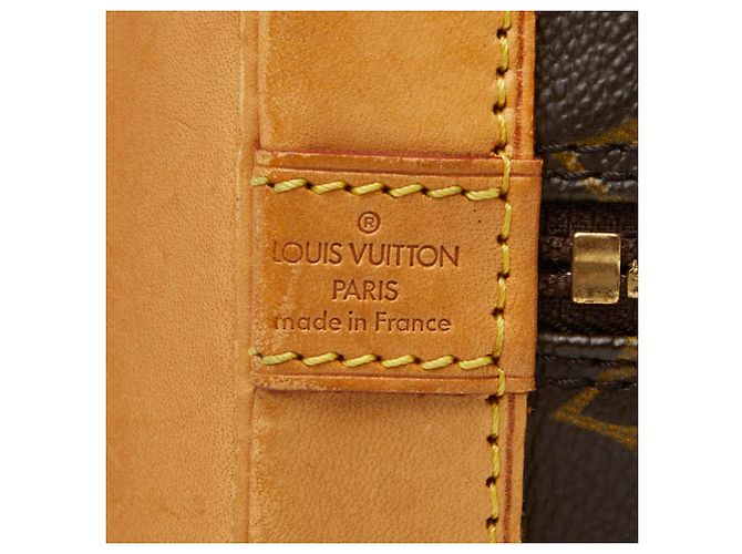 Borsa Louis Vuitton Monogram Alma PM Marrone Monogramma - vista 10