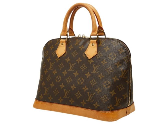 Borsa Louis Vuitton Monogram Alma PM Marrone Monogramma - vista 2
