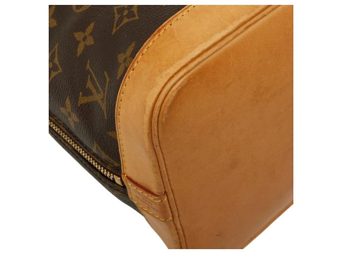 Borsa Louis Vuitton Monogram Alma PM Marrone Monogramma - vista 4