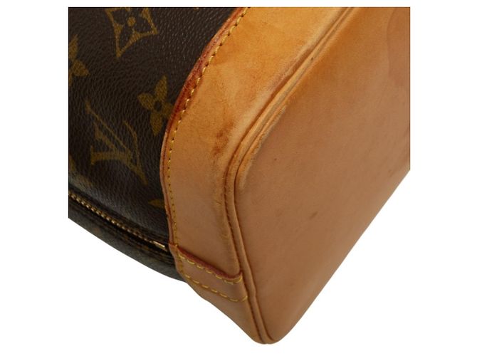 Borsa Louis Vuitton Monogram Alma PM Marrone Monogramma - vista 6