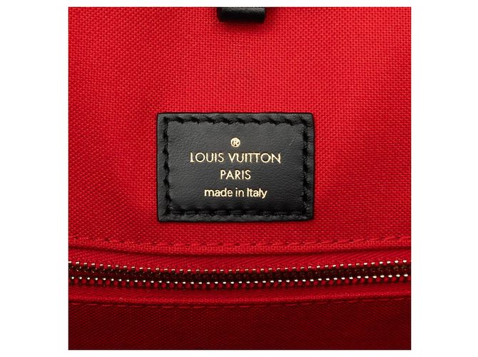 Borsa Louis Vuitton Monogram Reverse OnTheGo GM Marrone - vista 5