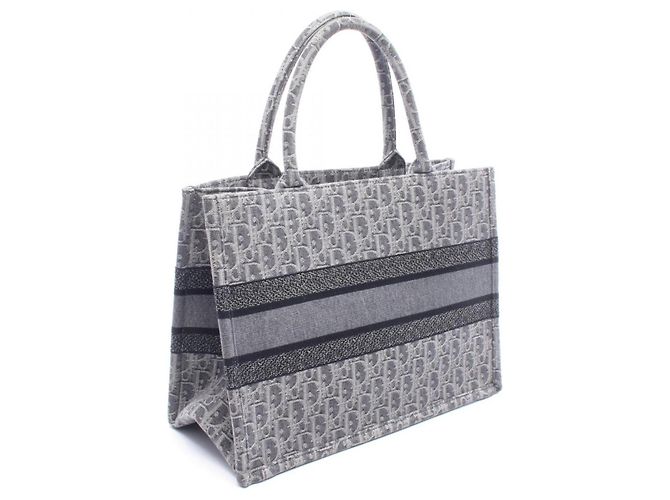 Christian Dior BOOK TOTE Borsa Tote Medium Marrone Nero - vista 2
