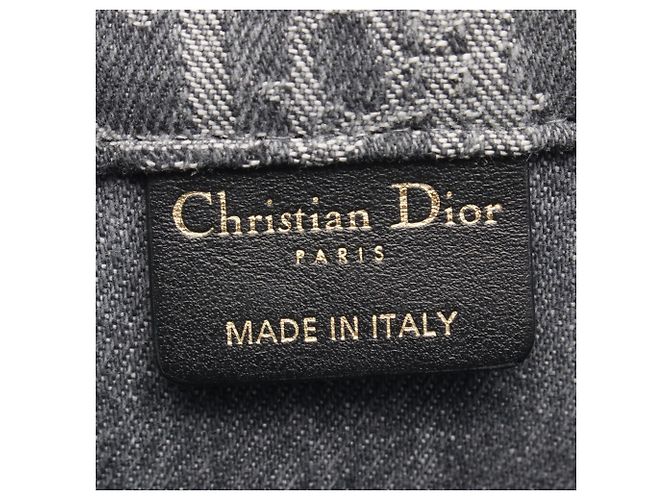 Christian Dior BOOK TOTE Borsa Tote Medium Marrone Nero - vista 4