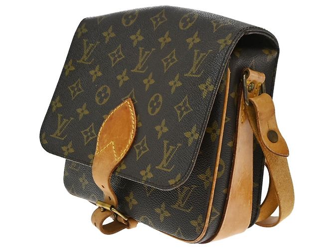 Louis Vuitton Cartouchiere Monogram Canvas MM Marrone - vue 3