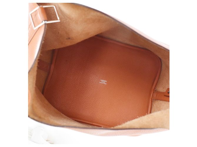 Hermès Hermes Picotin Clemence GM Arancione - vista 5