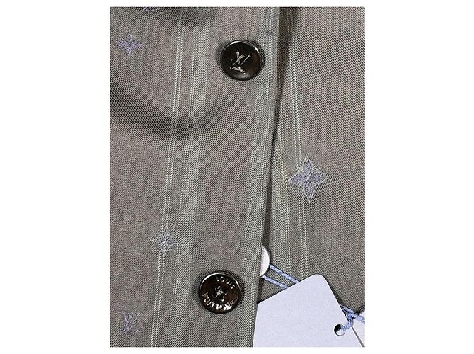 Louis Vuitton "AF Monogram Stripes Napolitana Jacket" Jacke Anthrazitgrau - Ansicht 3