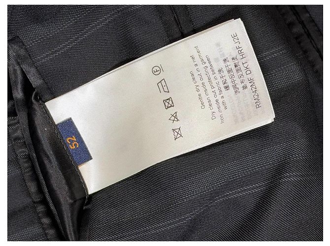 Louis Vuitton "AF Monogram Stripes Napolitana Jacket" Jacke Anthrazitgrau - Ansicht 7