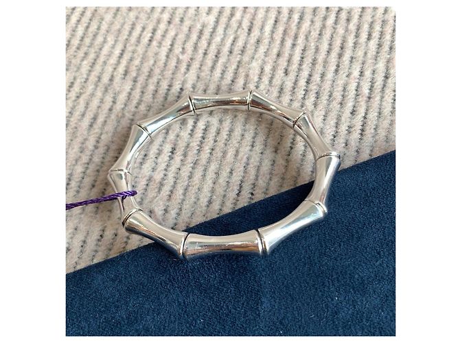 Bracciale Gucci Bamboo Argento - vista 3