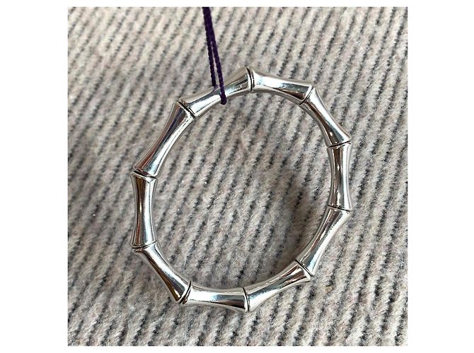 Bracciale Gucci Bamboo Argento - vista 4