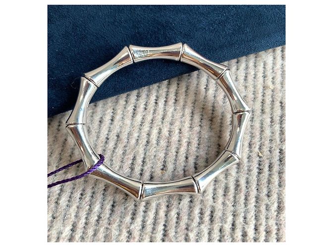 Bracciale Gucci Bamboo Argento - vista 5