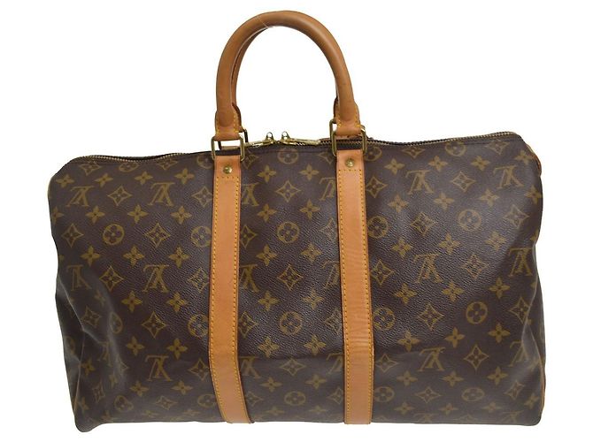 Louis Vuitton Keepall Monogram Canvas 45 Marrone - vista 2