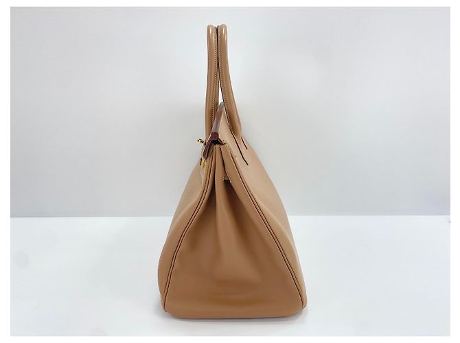 Hermès Hermes Birkin Brown Epsom con Gold Hardware 35 Beige - vista 5