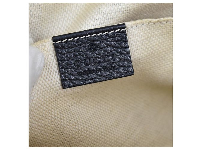 Gucci Soho Chain Leather Nero - vista 6
