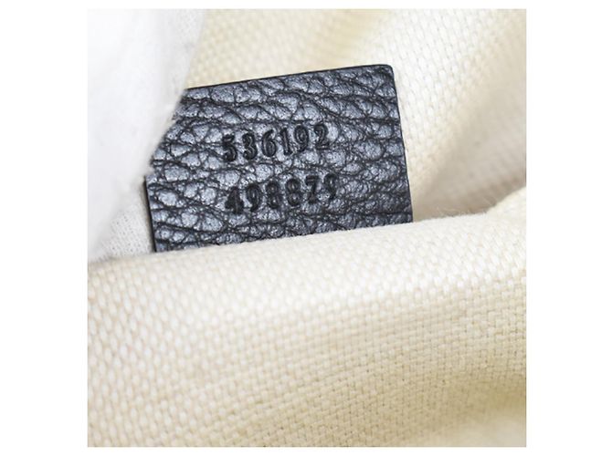 Gucci Soho Chain Leather Nero - vista 7