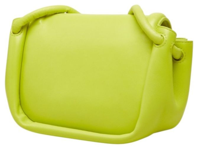 Bottega Veneta Beak Small Triangle Flap Schultertasche Grün Gelb - Ansicht 2
