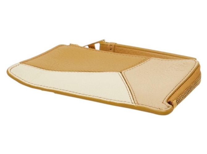 Monedero Loewe Anagram Puzzle Beige - vista 4