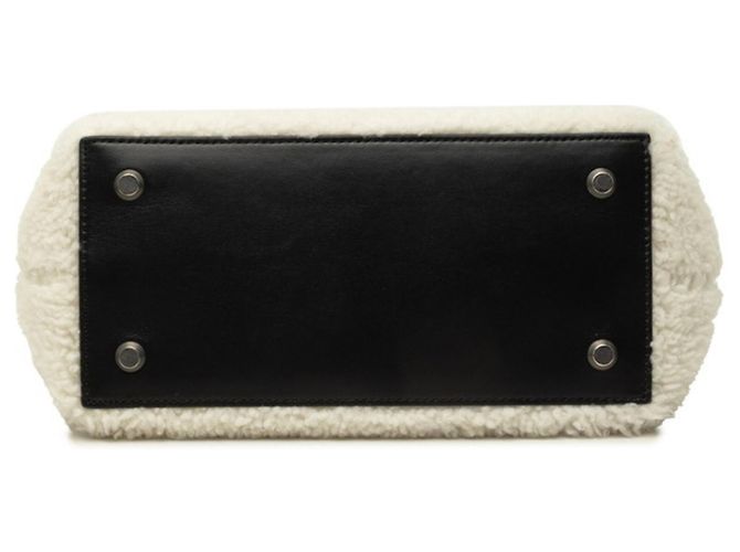 Sac cabas Balenciaga Duty-Free Noir Blanc - vue 3