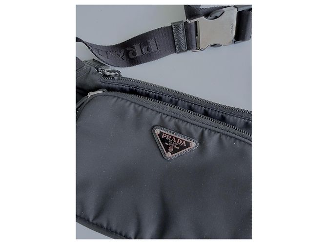 Sac ceinture Prada en nylon Noir - vue 2